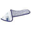 Rubbermaid Commercial Wet Mop Pad, Blue/White, Microfiber, PK6 FGQ80000WH00